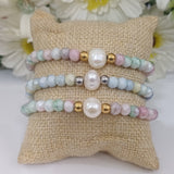 Fresh Water Pearls and Crystal Bracelets