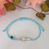 Kids Cross Evil Eye Bracelets