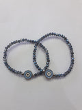 Enamel Evil Eye Crystal Bracelets