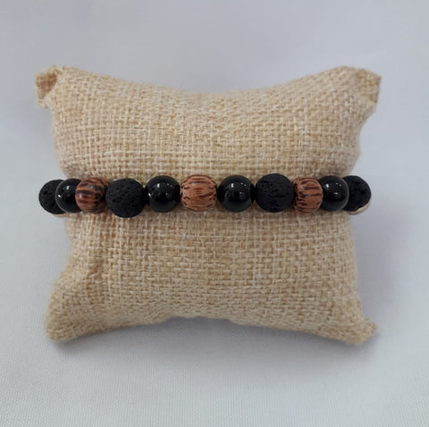 Men's Multi Stone Bracelet